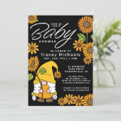BABY SHOWER | Sunflower Sunshine Gnome Kaart (Staand voorkant)