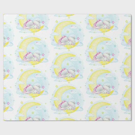 Baby shower Sweet Dreams Cadeaupapier (Vlak)