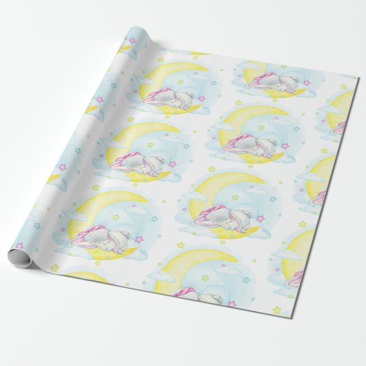 Baby shower Sweet Dreams Cadeaupapier (Uitgerold)