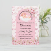 Baby shower Sweet Dreams Kaart (Staand voorkant)