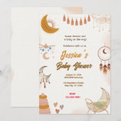 Baby shower Sweet Dreams Kaart (Voorkant / Achterkant)