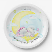 Baby shower Sweet Dreams Papieren Bordje (Voorkant)