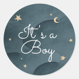 Baby shower Sweet Dreams Ronde Sticker