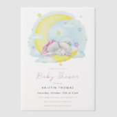 Baby shower Sweet Dreams Vellum Uitnodigingen (Voorkant)