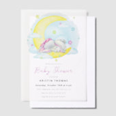 Baby shower Sweet Dreams Vellum Uitnodigingen (Offset)
