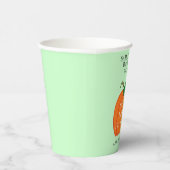 Baby shower Sweet Little Pumpkins Twins Papieren Bekers (Rechts)