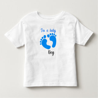 Baby shower T-shirt ontwerp voor jongens