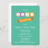 Baby shower Taal ondertekenen Kaart (Voorkant / Achterkant)