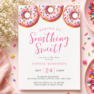 Baby Shower Taartjes Bakken Is Lief Donuts Meisje Kaart
