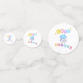 Baby shower Tabel Confetti (Achterkanten)