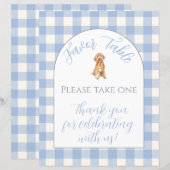 Baby shower Tafel Bovenborden (Voorkant / Achterkant)