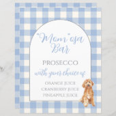 Baby shower Tafel Bovenborden (Voorkant / Achterkant)