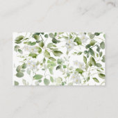 Baby shower-taperraket van wilde daisy informatiekaartje (Achterkant)