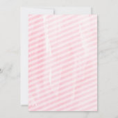 Baby shower Tea Party | Baby Shower Kaart (Achterkant)