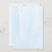 baby shower Tea Party | Baby shower Kaart (Achterkant)