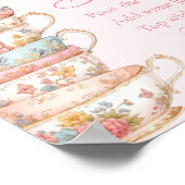 Baby shower Tea Party Momosa Bar Poster (Hoek)