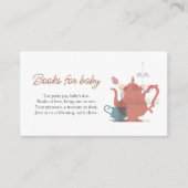 Baby shower Tea Party Schattige Minimalist Boho Ne Informatiekaartje (Voorkant)