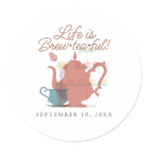Baby shower Tea Party Schattige Minimalist Boho Ne