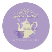 Baby shower Tea Party Schattige minimalistische ch