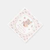 Baby shower Tea Party Servet (Hoek)