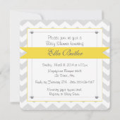 baby shower Tea Time! Kaart (Achterkant)