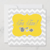 baby shower Tea Time! Kaart (Voorkant)