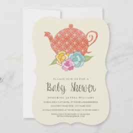 Baby shower Teapot Kaart