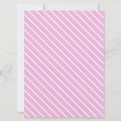 Baby shower, teddy ballons meisje dat mama kent kaart (Achterkant)