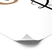 Baby shower Teddy Balloons Foto Afdruk (Hoek)