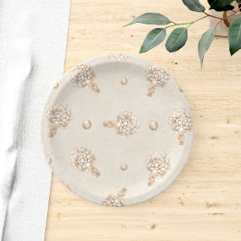 Baby shower Teddy Bear Balloon Papieren Bordje