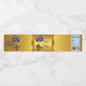 Baby shower Teddy Bear Balloon Waterfles Etiket (Enkel label)