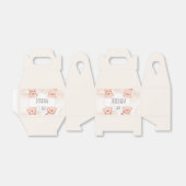 Baby shower Teddy bear beer Bedankdoosjes (Uitgevouwen)