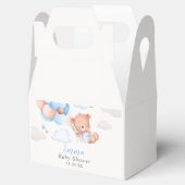 Baby shower Teddy Bear Boy Bedankdoosjes (Geopend)