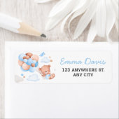 Baby shower Teddy Bear Boy Etiket (Insitu)