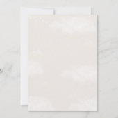 Baby shower Teddy Bear Boy Kaart (Achterkant)