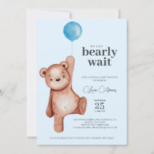 Baby shower Teddy Bear Boy