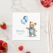 Baby shower Teddy Bear Boy Servet (Insitu)