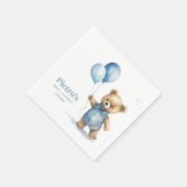 Baby shower Teddy Bear Boy Servet (Hoek)