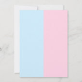 Baby shower Teddy Bears Kaart (Achterkant)