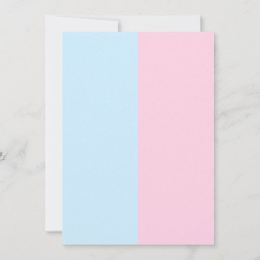 Baby shower Teddy Bears Kaart (Achterkant)