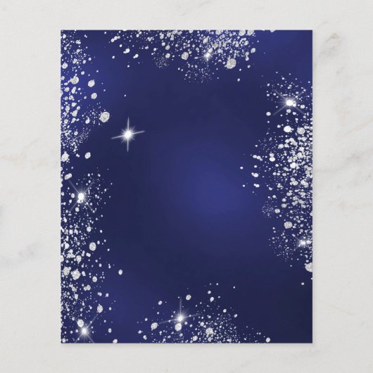 Baby shower teddy beer boy blue budget uitnodiging (Achterkant)