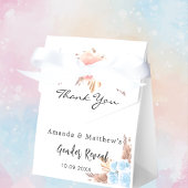 Baby shower teddy beer pampas bedankdoosjes