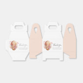 Baby shower Teddy Hot Air Ballon Zacht Roze Bedankdoosjes (Uitgevouwen)