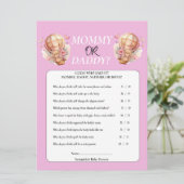 Baby shower Teddy Mouse of Dad Hot Air Balloon Kaart (Staand voorkant)