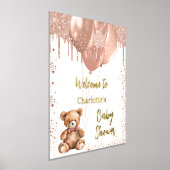 Baby shower teddybeer ballons folie afdrukken (Laagn)