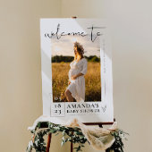 Baby shower teken foto welkom teken Poster