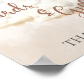 Baby shower Teken KAARTEN EN GESCHENKEN Beer Ballo Poster (Hoek)