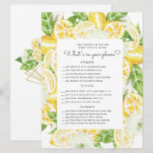 baby shower-telefoonkaart met citroenboom (Voorkant / Achterkant)