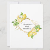 baby shower-telefoonkaart met citroenboom (Achterkant)