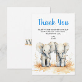 Baby Shower Thank You Card Bedankkaart